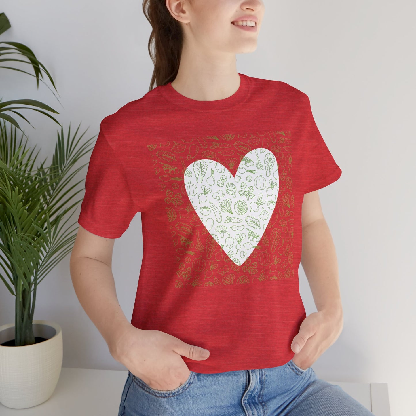 Heart and Veggies - Plant Love Shirt