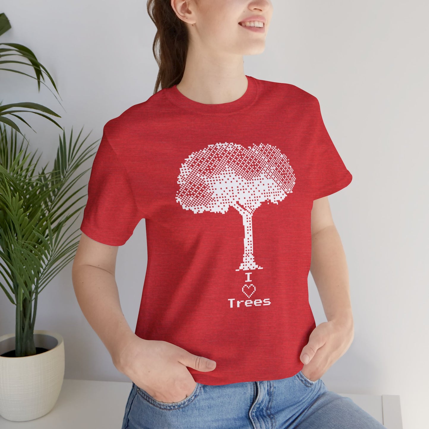 I Love Trees - Pixelated Shirt