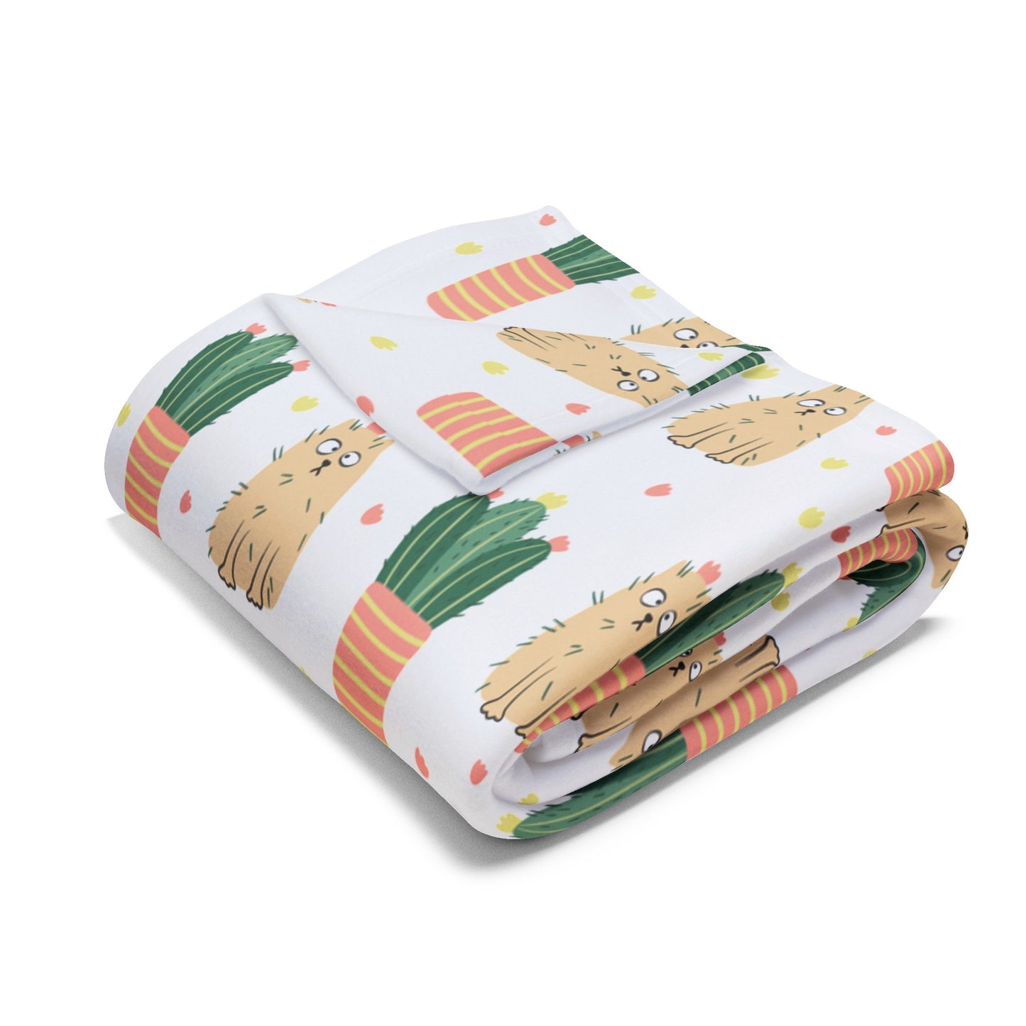 Cats & Plants - Arctic Fleece Blanket