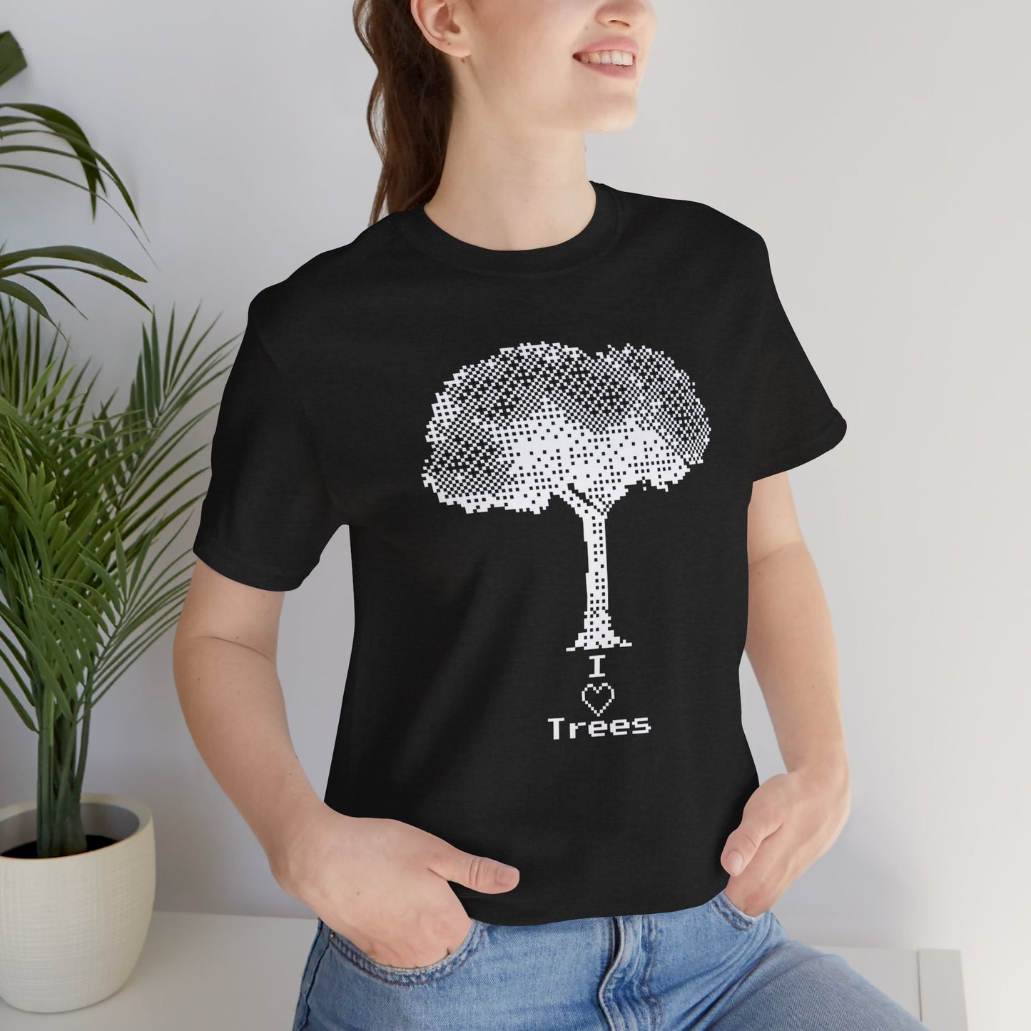 I Love Trees - Pixelated Shirt