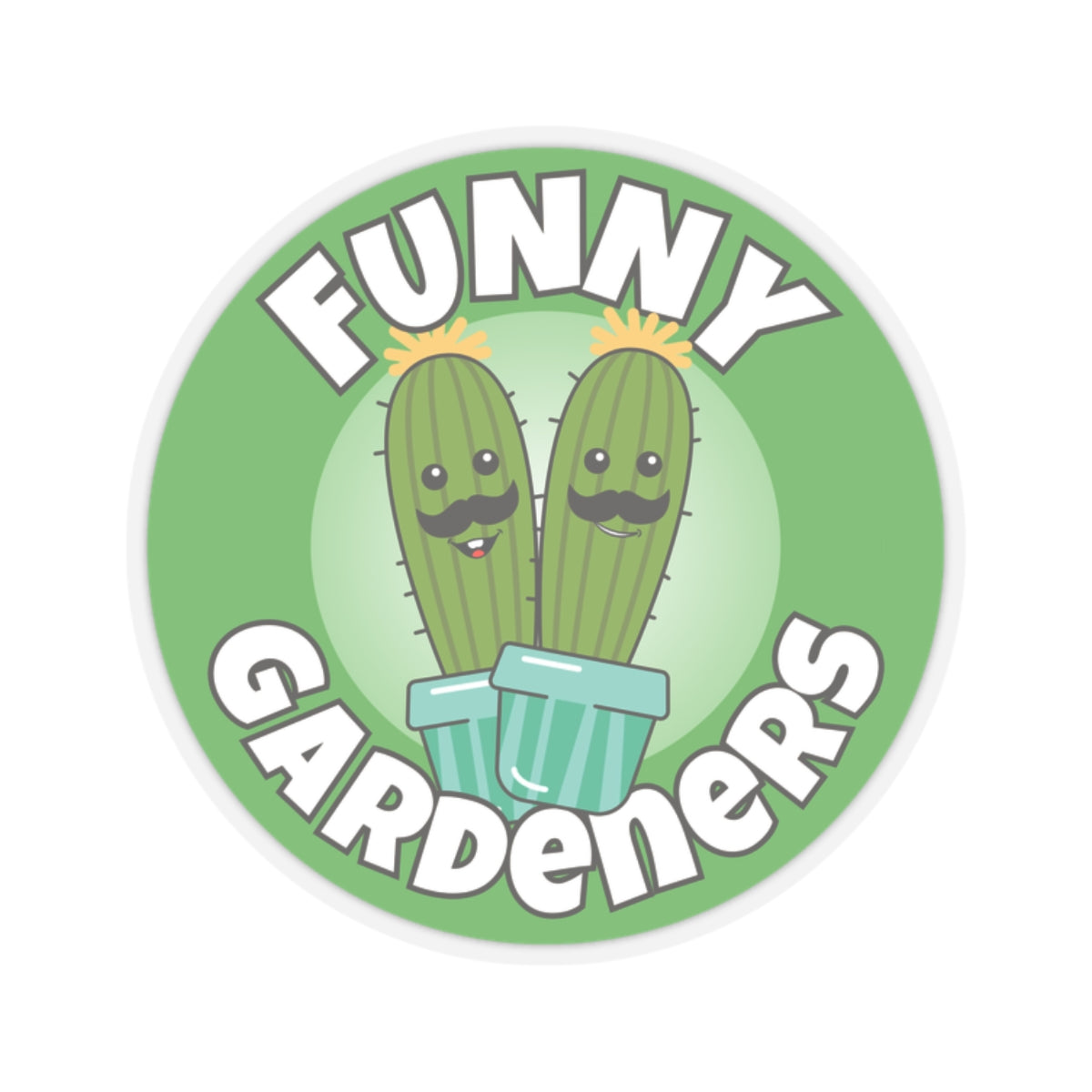 Funny Gardeners Logo - Sticker