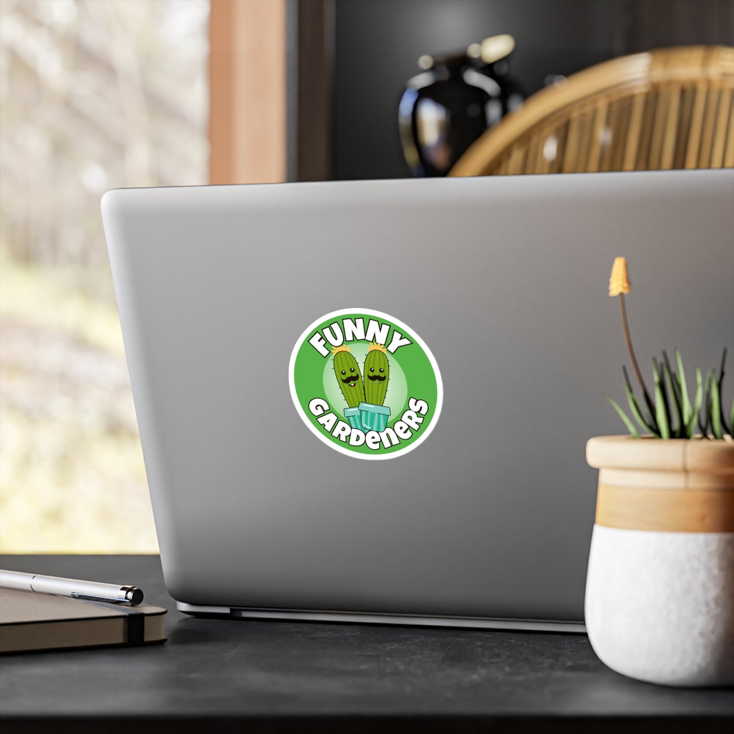 Vinyl Decal - Funny Gardeners Logo